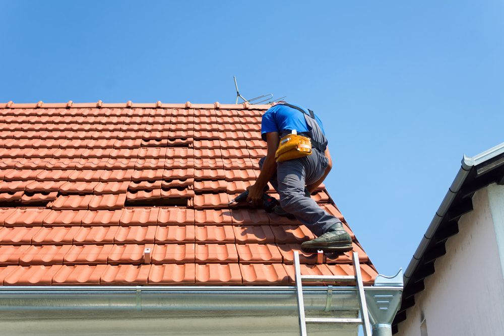 Central Coast roof mid-restoration with fresh protective coating