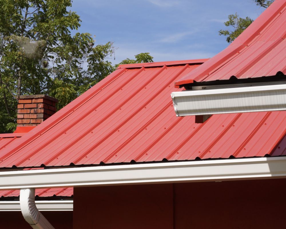 Close-up of roof repair work on a Central Coast tile roof